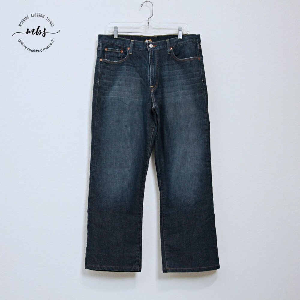 Lucky Brand By Gene Montesano Dungarees Classic Fit Jeans Men 34 X 39 1/2